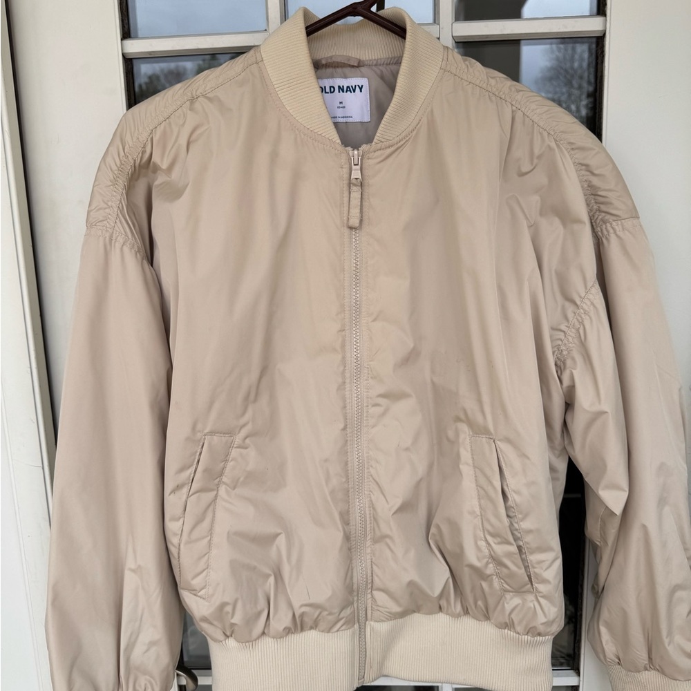 Old Navy Tan Bomber Jacket